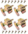 4 Pack Heavy Duty Align-N-Lock Table Locks With Leaf Buckle Connectors And Screws For Extension Tables Dining Tables Color Zinc