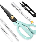 Heavy Duty Tailor Scissors For Multi Purpose Sewing And Crafting Fabric Leather Cutting Industrial Sharp Shears 10 Inch Green