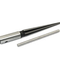 Heavy Duty Workhorse T Handle Tapered Reamer Tool With Six Flutes for bridge pin hole reaming, metal body, detached handle shown.