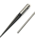 Heavy Duty Workhorse T Handle Tapered Reamer Tool With Six Flutes for Bridge Pin hole reaming tool shown in close-up view