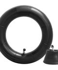 Heavy Duty 10x2.50 Thicker 40% Butyl Inner Tube with CR202 90° Bent Valve Stem, shown with spare tire tube in pack of two