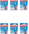 Heavy Duty Blue Threadlocker 242 0.2 Oz Bottle, Fast Acting Sealant For Automotive And Industrial Applications, 6 Pack