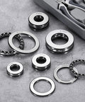 Heavy Duty Thrust Ball Bearing Uxcell For Machinery And DIY Projects With 35mm Bore 68mm Outer Diameter, chrome steel components
