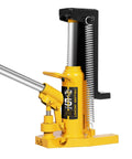 Heavy Duty Toe Jack 2.5 Ton With 5 Ton Top Lift For Cars And Machinery, Air Hydraulic Claw Jack by Yellow Jacket.