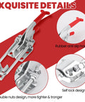 8 Pack Heavy Duty Toggle Clamp Latches 431 Type Up To 2000 Lbs Holding Capacity, Adjustable U Bolt Self Lock Design close-up details