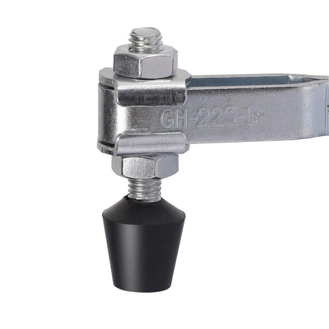 Close-up of Heavy Duty Toggle Clamps 6 Pack 225D With 500Lbs Holding Capacity showing GH-225-D model with zinc-coated finish