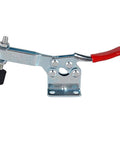 Heavy Duty Toggle Clamp Set 2 Pack With 198 Lb Holding Power Red Horizontal Anti Slip Quick Release Clamps For Woodworking