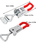 25 pack heavy duty toggle latch clamps deliver 330 lb holding power for wood boxes and woodworking projects, crafted from galvanized carbon steel for rust resistance, durability, and secure closures