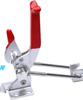Heavy duty toggle clamp latch holds up to 2000 lbs, crafted from 4mm cold rolled steel with galvanizing, shown in open position