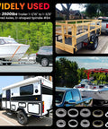 Heavy Duty Boat Trailer Bearing Kit Fits 1 3 8 Inch To 1 1 16 Inch Axles 3500 Lb Capacity One Point Seven One Nine Inch Grease Seal L68149 L44649 Spindle Compatible Includes 2 Sets Chrome Steel Bearings For Built To Last Durability And Quiet Operation, showing various trailer setups and components.