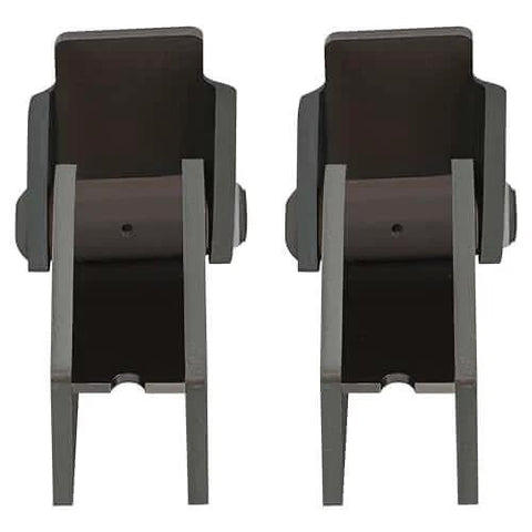 Two Pack Heavy Duty Steel Dump Truck Trailer Hinges Compatible With Two Inch Rectangular Tube Up To Six Inch Or Wider