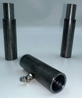 Close-up of heavy-duty steel construction 10 Inch Weld On Hinges Heavy Duty Black 2 Pack Greasable Ramp Door Hinges For Trailers