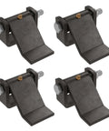 Heavy Duty Trailer Hinges With Grease Zerk For Dump Truck Gates And BBQ Smokers 4 Pack Pig Iron Construction
