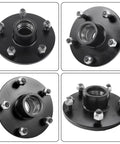 Heavy Duty Trailer Hub Kit Replacement For 3500 Lb 84 Spindle Fits Five On Five Point Five Inch Wheels Includes Trailer Bearing Kit