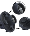 Heavy Duty Eight Set Four On Four Trailer Hub Kit With BT8 Spindle And Seven Piece Bearing Kit For 2000 Pound Axles close-up view