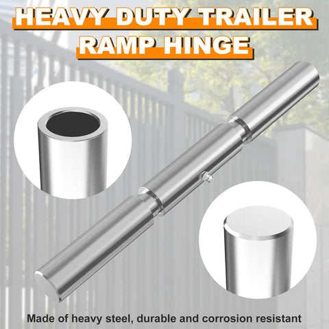 10 Inch Weld On Trailer Ramp Hinges Greasable Heavy Duty Steel 500 Lb Capacity 4 Pack Zinc Plated, close-up view