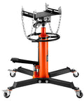 Beefy Transmission Jack With 1322 Lb Capacity For Cars And Light Trucks, 32 To 67 Inches Hydraulic Lift, Foot Pedal Operation, And 360 Degree Swivel Wheels For Smooth Access And Stable Transmissions Install Or Removal By VEVOR.