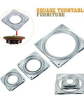 4 Inch Heavy Duty Rotating Turntable Swivel Plate, Aluminum Alloy, for Furniture Display Stand