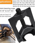 Beefy Heavy Duty Universal Joint Puller Kit for Automotive U Joint Extractor and Removal Press Tool, 1.5 to 2.2 Inch OD Applications