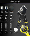 Product list showing 608-pack utility cart accessories including 6 mm and 12 mm tools, gaskets, and tool bag