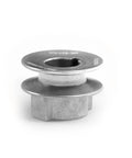 Heavy Duty 1.75 Inch V Groove Drive Pulley 34 Degree Zinc Alloy Die Cast With 3/4 Inch Bore Compatible With 4L A Belts front view