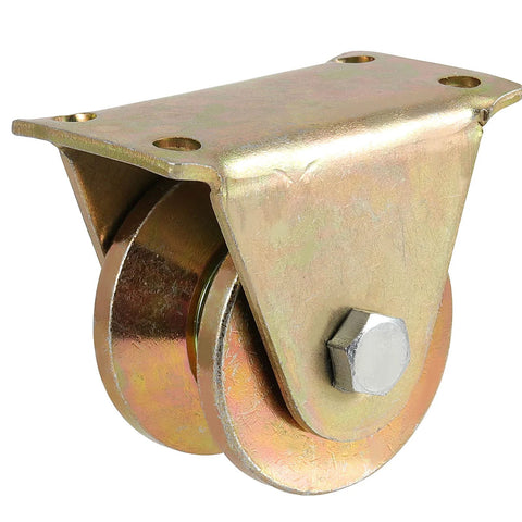 2 Inch V Groove Wheel 16 Pack Heavy Duty Gate Casters With 660 Lbs Capacity Rigid Roller For Inverted V Track Rail Pulleys Sliding Gate And Industrial Machines Heavy Duty Steel 1045 Electroplated For Rust Resistance And Stable Performance
