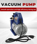 Heavy Duty Vacuum Pump For HVAC Systems 110V 4.5 CFM Single Stage One Third HP For R134a R12 R22 R502 Refrigerants Aluminum Shell