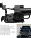 Heavy Duty Electric Vacuum Pump For Ford F Series Trucks Direct Fit OEM 904 214 Replacement shown with vehicle compatibility chart