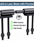 Heavy Duty Weld On Gate Hinges 7 Inch Each With 900 Lb Capacity For Swing Doors Trailer Ramps And Gates Set Of 2