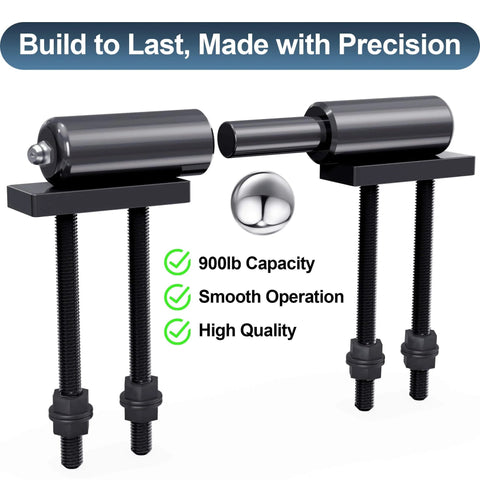 Heavy Duty Weld On Gate Hinges 7 Inch Each With 900 Lb Capacity For Swing Doors Trailer Ramps And Gates Set Of 2