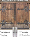 20-Pack Weldable Barrel Hinges Built Tough Two And Three Eighths Inch By One Half Inch Heavy Duty Steel Weld On Bullet Door Hinges