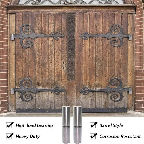 20-Pack Weldable Barrel Hinges Built Tough Two And Three Eighths Inch By One Half Inch Heavy Duty Steel Weld On Bullet Door Hinges