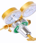 Oxygen Regulator For Welding Gas, Heavy Duty Brass Regulator With 0 To 200 PSI Outlet And 0 To 4000 PSI Inlet, CGA 540 Female Connection