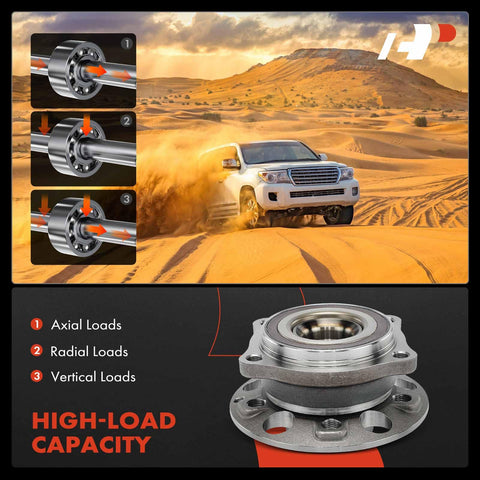 Heavy-Duty Front Wheel Bearing And Hub Assembly For Mercedes AMG E63 S 2018-2020, GLC63 AMG 2018-2020, S63 AMG 2014-2020
