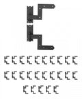 Heavy-Duty Black Wrought Iron Shutter Hinges with lift-off pintles displayed with hardware pack of 25 pairs.