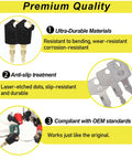 16 Piece Heavy Equipment Master Keys Set with durable, anti-slip construction and OEM standards for excavators and more
