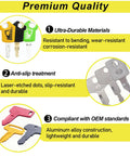 Features of 39 Piece Heavy Equipment Keys Master Set For Excavators Dozers Skid Steers Backhoes Forklifts And More Compatible With Major Brands