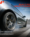 Vehicle on a road showcasing performance with Front Wheel Bearing And Hub Assembly 5 Lug Fit For Ford Fusion MKZ Police Responder Hybrid.