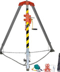 Heavy Duty Confined Space Rescue Tripod Kit With Fall Arrester Self Locking Winch And Safety Harness Emergency Rescue System
