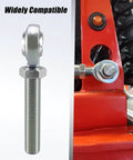 Right hand 3/4 inch Heim joint rod end with jam nut, 3/4 inch bore and 4 inch length, heat treated carbon steel with linkage application