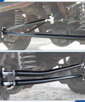 2 Pair 1.25 Heim Joints Rod End Kit with Right and Left Hand Threads installed on vehicle suspension