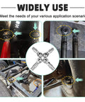 3/4 Heim Joint Rod End Kit with Left and Right Hand Threads, .750 Chromoly Panhard Joints Set installed in vehicle suspension