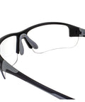 Side view of Hercules 7 Photochromic Safety Sunglasses With Auto Darkening Lenses ANSI Z87.1, showcasing clear lenses and sleek frame design.