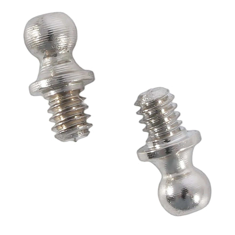 Close-up of 14 Pcs Hex Ball Head Screws TA0011 for 1/32 and 1/35 RC climbing cars, durable metal with ball head design