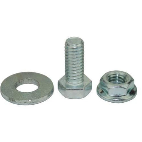 Mounting hardware for BBQ Pit Caster Set | 6" Phenolic Caster Kit with Mounting Hardware, 4,800 Lbs. Capacity - Ma including bolt, nut, washer.