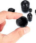 145 Piece Set Plastic Screw Cap Covers For Hex Bolts Dome Style Fits M4 To M12 Easy Install Bolt Protection Caps