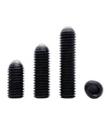 M4x5mm Ball Plunger Thread Hexagon Socket Ball Spring Plungers Hex Socket Ball Point Grub Set Screws Alloy Steel 20pcs black oxide finish