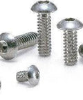 ✝️ SNBS-#6-32-3/8 NBK Hex Socket Head Cap Screws - Inch Thread- Pack of 10 showing various screw sizes, made in Japan.