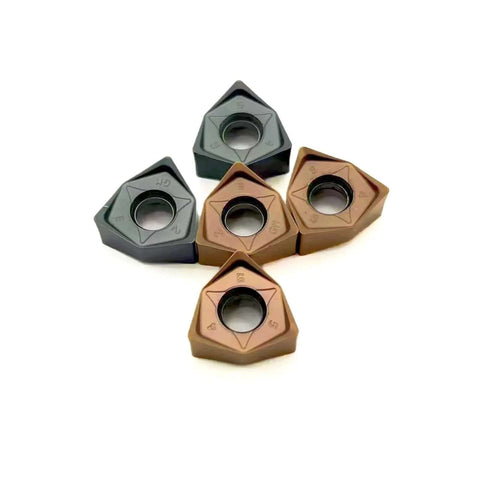 Hexagon Fast Feed Carbide Milling Inserts For Lathe Tools Compatible With KT8030 KT8060 10 PCS Pro Grade Turning and Milling