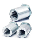 Hexagonal Through Hole Rivet Columns Pack 10 To 50 Pieces M2 To M6 304 Stainless Steel Rivet Nuts for machinery and automotive use